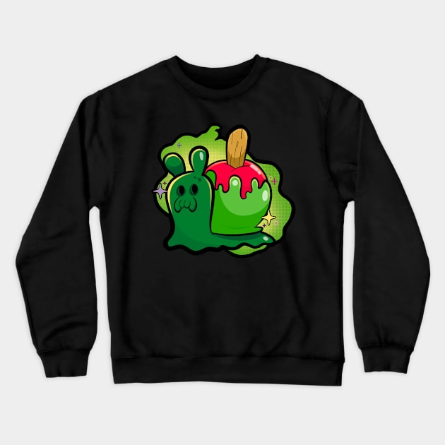 Candy Apple Slimon Crewneck Sweatshirt by Creepies